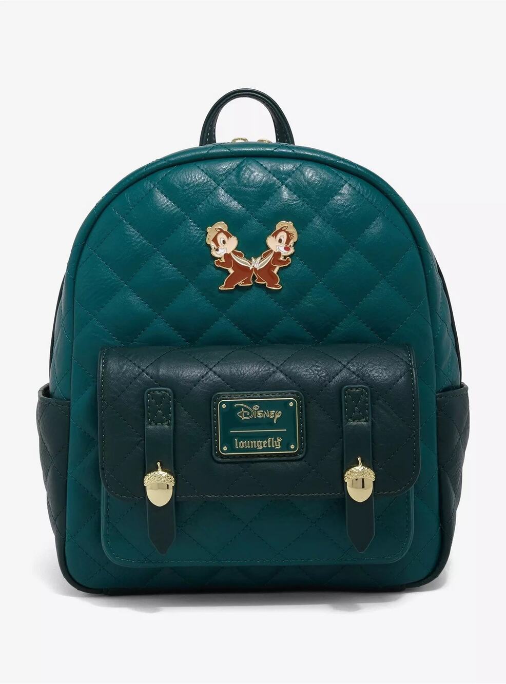 Loungefly Disney Chip & Dale Quilted Mini Backpack Exclusive NWT